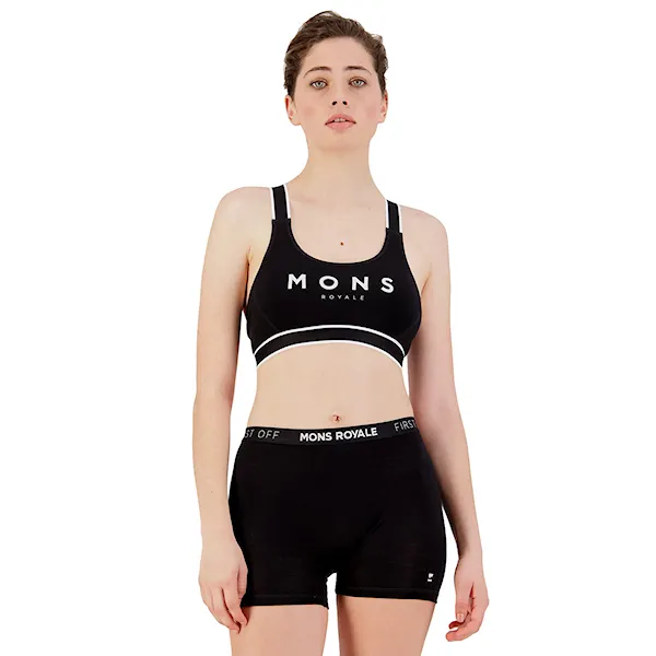 Podprsenka Mons Royale Stella X-Back Bra black 2026
