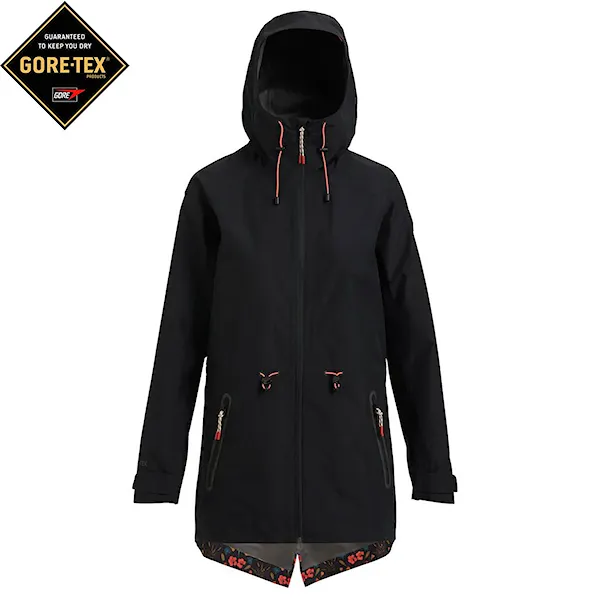 Street Jacket Burton Wms Gore Packrite true black/black fresh pressed 2019