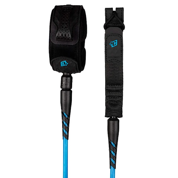 Surf leash Creatures Reliance Medium Duty 6 cyan twist black