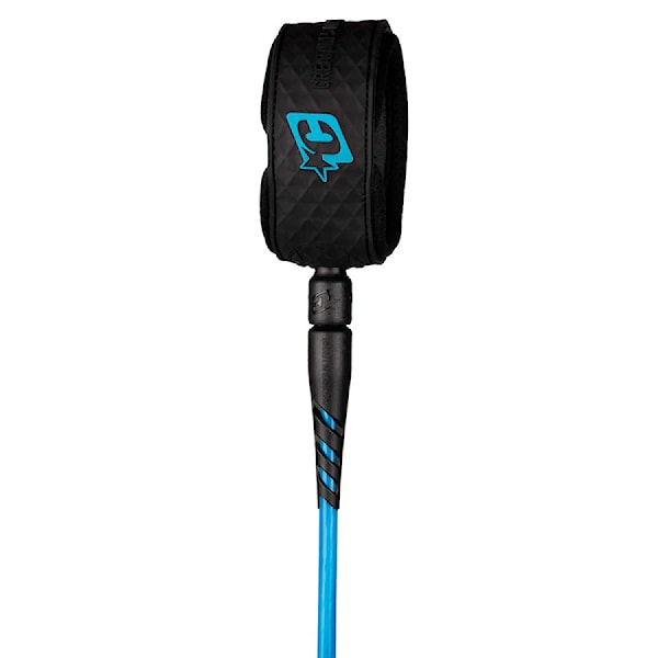 Surf leash Creatures Reliance Medium Duty 6 cyan twist black