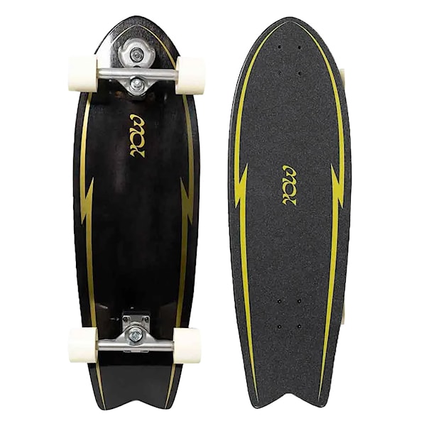Surfskate YOW Pipe Black 32" Power Surfing 2026