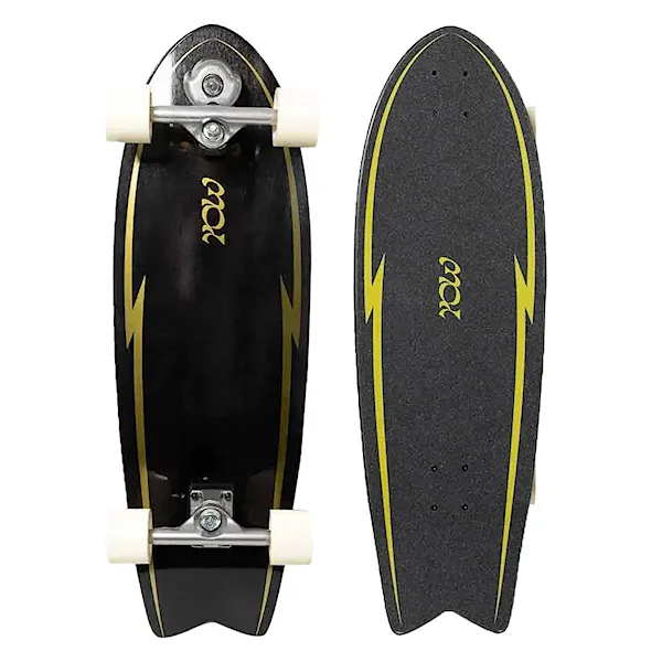 Surfskate YOW Pipe Black 32" Power Surfing 2026