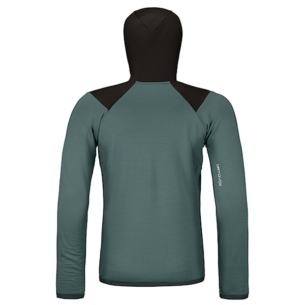 Technická mikina ORTOVOX Fleece Grid Hoody dark arctic grey 2026
