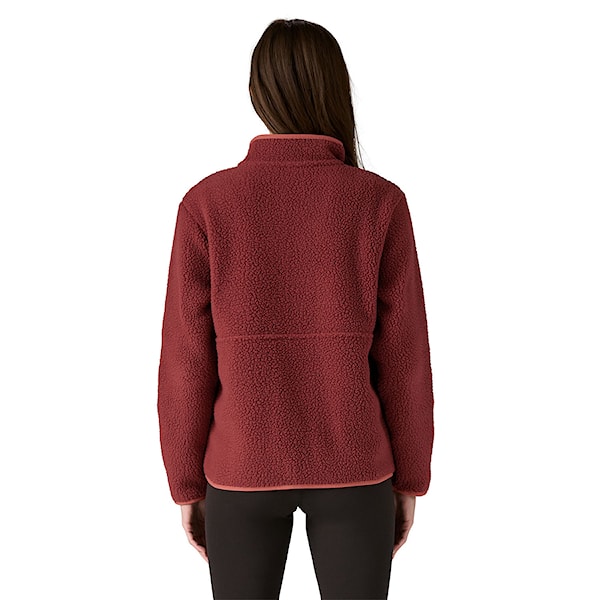 Technická mikina Patagonia W's Retro Pile Marsupial sequoia red 2026