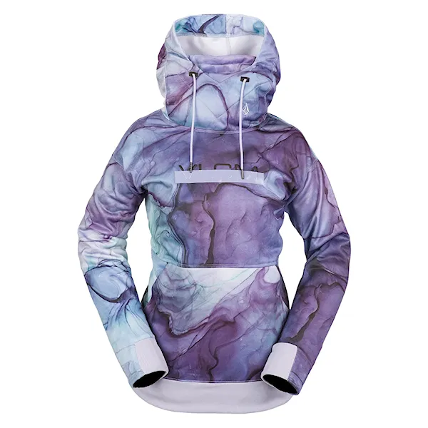 Technická mikina Volcom Wms Riding Hydro Hoodie glacier ink 2024