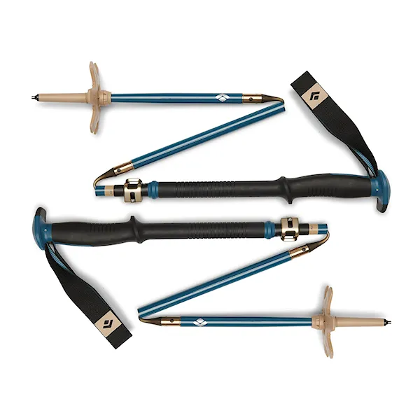 Teleskopické palice Black Diamond Traverse Compactor Ski Poles creek blue 2026