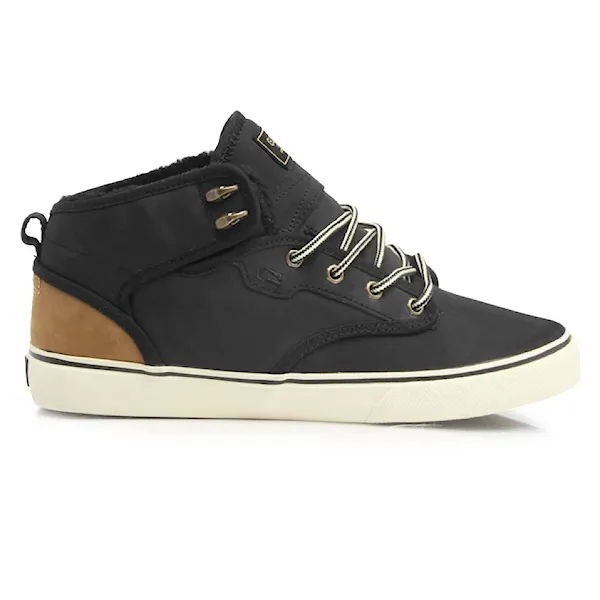 Sneakers Globe Motley Mid black/golden brown fur 2015