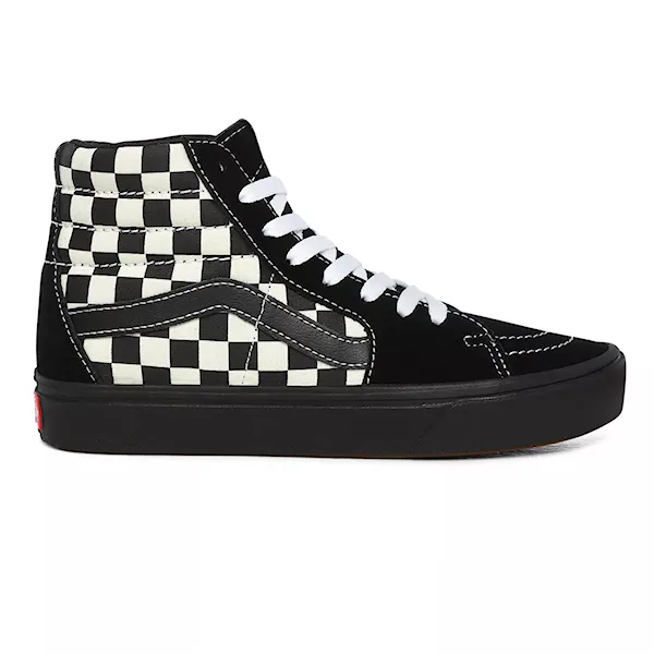 Tenisky Vans Comfycush Sk8-Hi mixed media antique white/black 2020