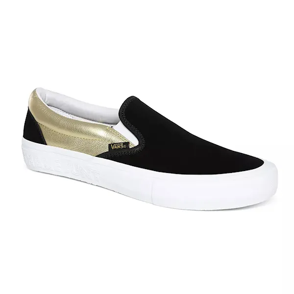 Slip-on tenisky Vans Slip-On Pro shake junt black/gold 2020