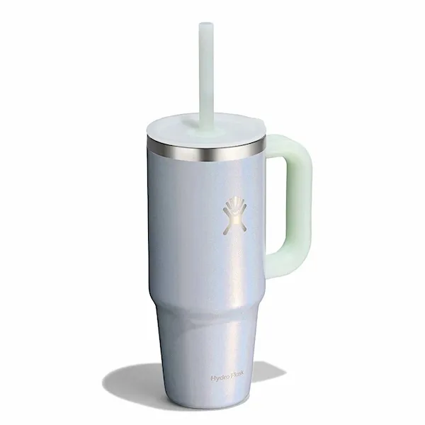 Vacuum Flask Hydro Flask 24 oz Travel Tumbler glimmer blue