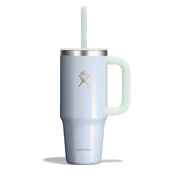 Vacuum Flask Hydro Flask 24 oz Travel Tumbler glimmer blue