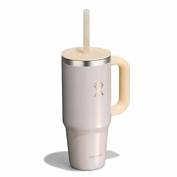 Vacuum Flask Hydro Flask 24 oz Travel Tumbler glimmer cream