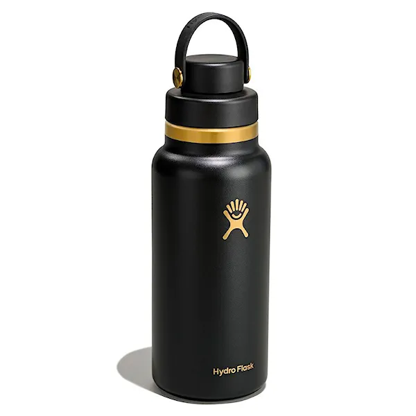 Vacuum Flask Hydro Flask 32 oz Wide Flex Chug Cap black tie