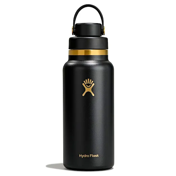 Vacuum Flask Hydro Flask 32 oz Wide Flex Chug Cap black tie