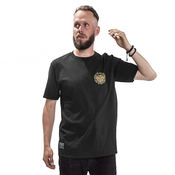 Tričko Cult of the Road Adventure black 2019