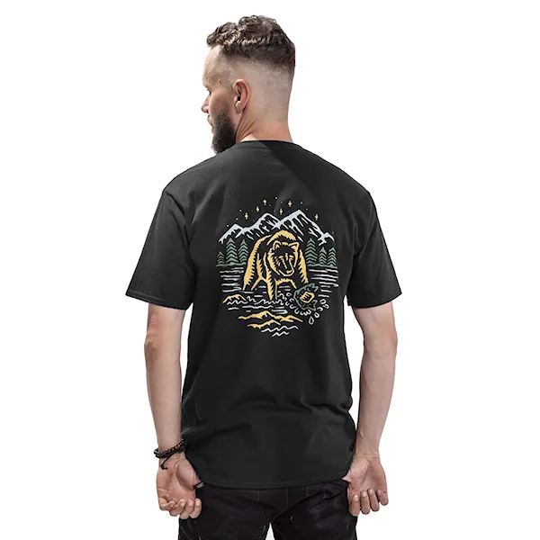 Tričko Cult of the Road Adventure black 2019