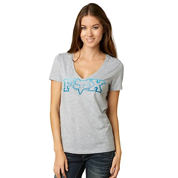 T-shirt Fox Fascinate Vneck light heather grey 2015