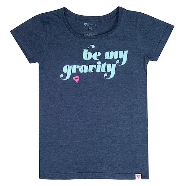 T-shirt Gravity Be My Gravity indigo heather 2016