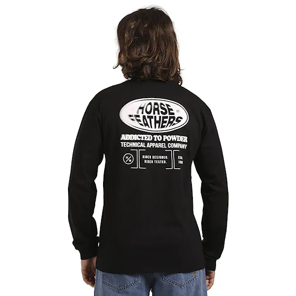 Koszulka Horsefeathers Junky Ls black 2026