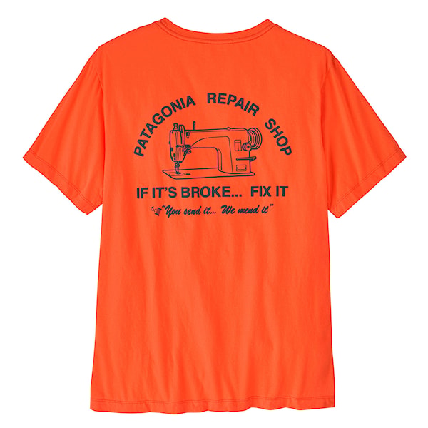 Koszulka Patagonia M's Repair Shop T-Shirt orange peel 2026