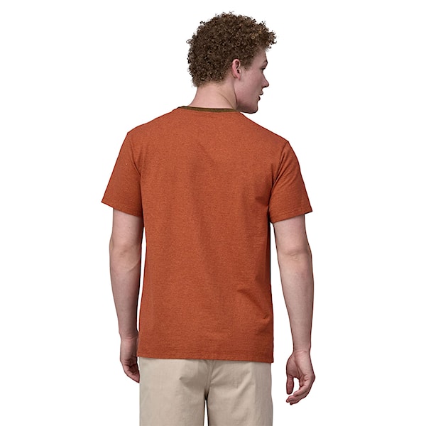 Koszulka Patagonia Shop Sticker Pocket Responsibili-Tee henna brown 2024