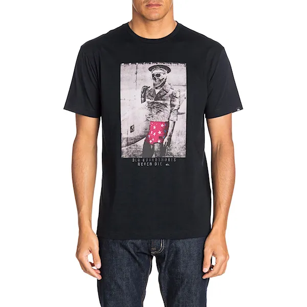 Tričko Quiksilver Classic Old Boardies anthracite 2015