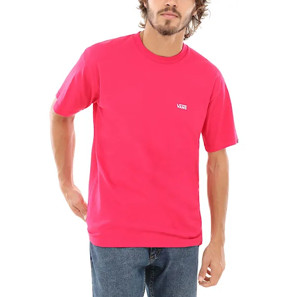 Tričko Vans Left Chest Logo jazzy/white 2019