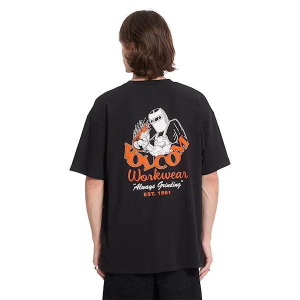 Tričko Volcom Always Grinding SST black 2026
