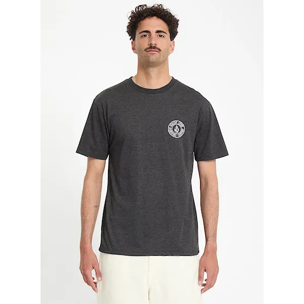 Koszulka Volcom Drain You Hth Sst heather black 2026