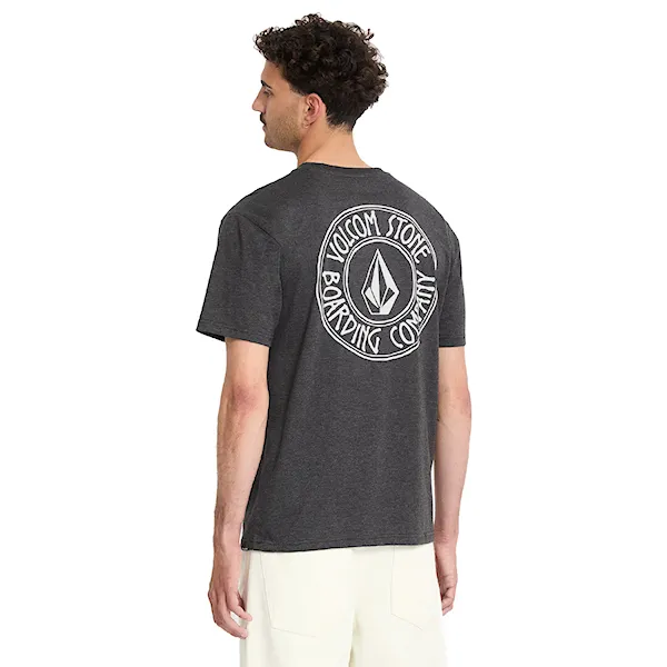 Koszulka Volcom Drain You Hth Sst heather black 2026