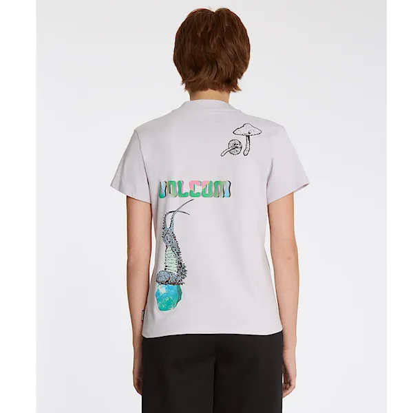 Koszulka Volcom Fa Chrissie Abbott X French lavender 2022