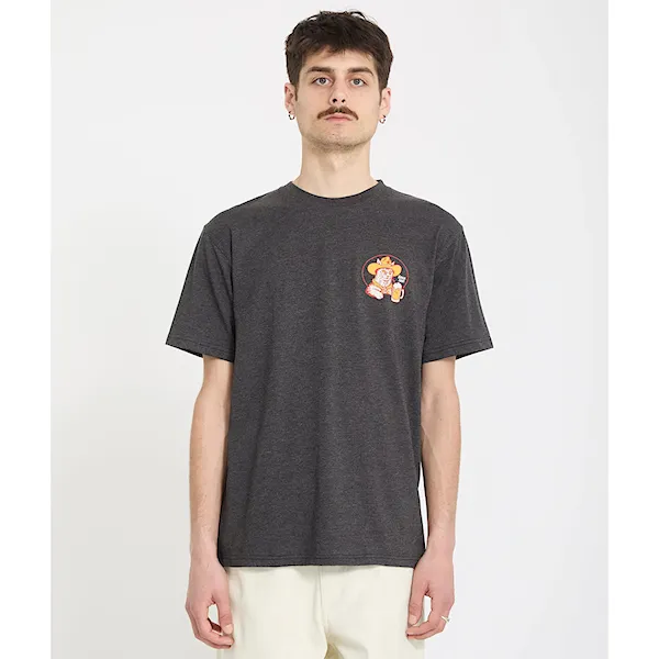 Koszulka Volcom Meowdy HTH SST heather black 2026