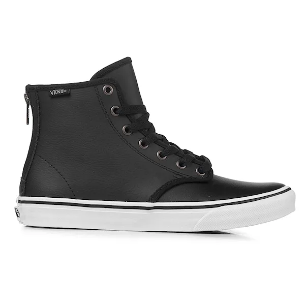 Tenisky Vans Camden Hi Zip leather black/white 2015