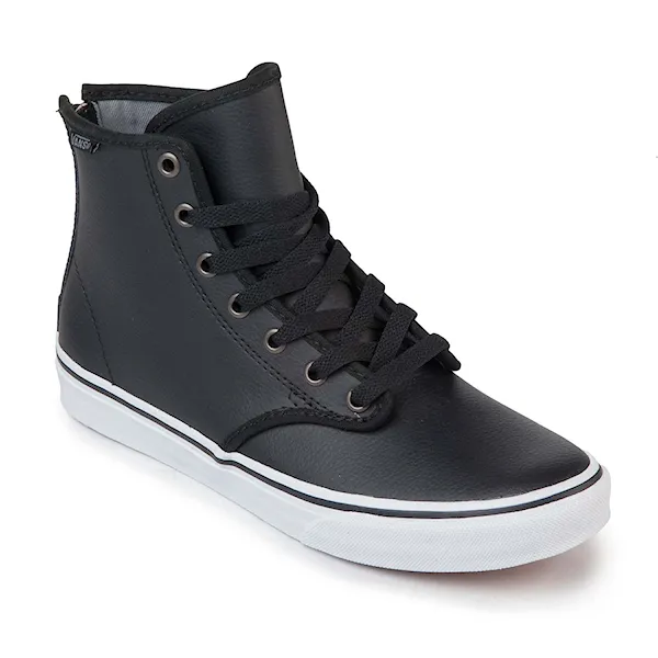 Tenisky Vans Camden Hi Zip leather black/white 2015