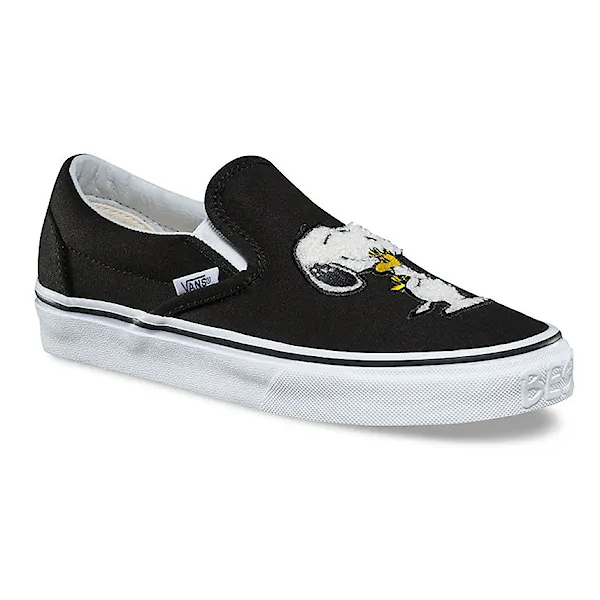Slip-on tenisky Vans Classic Slip-On peanuts best friends/true white 2017