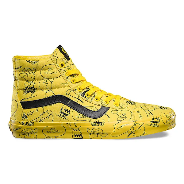 Tenisky Vans Sk8-Hi Reissue peanuts charlie brown/maize 2017