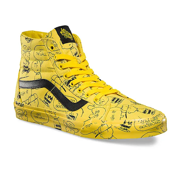 Tenisky Vans Sk8-Hi Reissue peanuts charlie brown/maize 2017