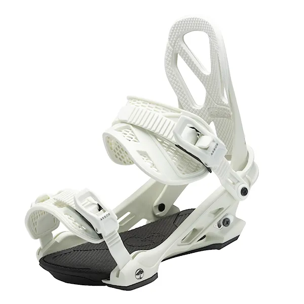 Snowboard Binding Arbor Hemlock Frank April Edition White 2023