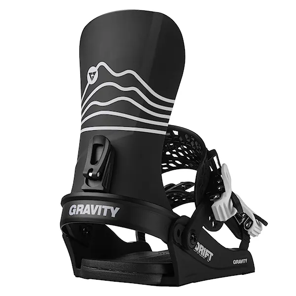 Vázání na snowboard Gravity Drift black 2024