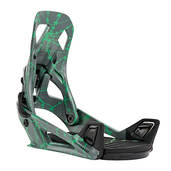 Snowboard Binding Burton Step On gray/green voltage 2027