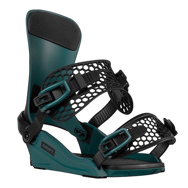 Viazanie na snowboard Gravity Drift steel green 2025