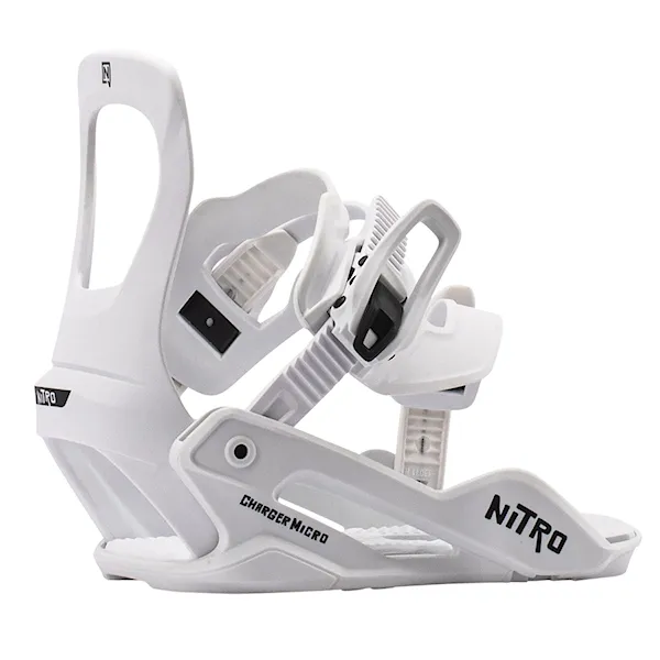 Viazanie na snowboard Nitro Charger Micro white 2027