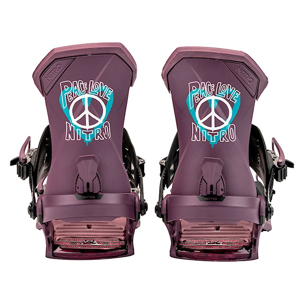 Viazanie na snowboard Nitro Team peace love 2025