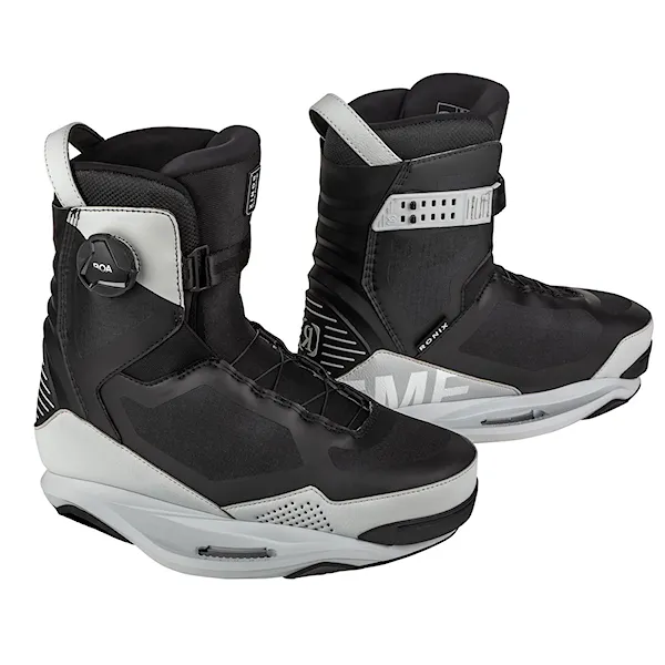 Vázání na wakeboard Ronix Supreme BOA dove grey/black 2025