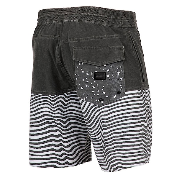 Plavky Volcom Vibes Half Stoney 19 black/white 2017