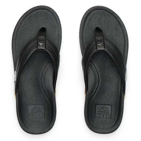 Japonki REEF Leather Offshore black 2026
