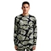 Tričko Burton Midweight Crew graffiti camo 2026