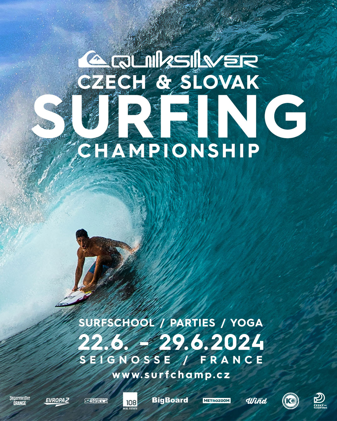 Quiksilver & Roxy Czech and Slovak Surfing Championship 2024