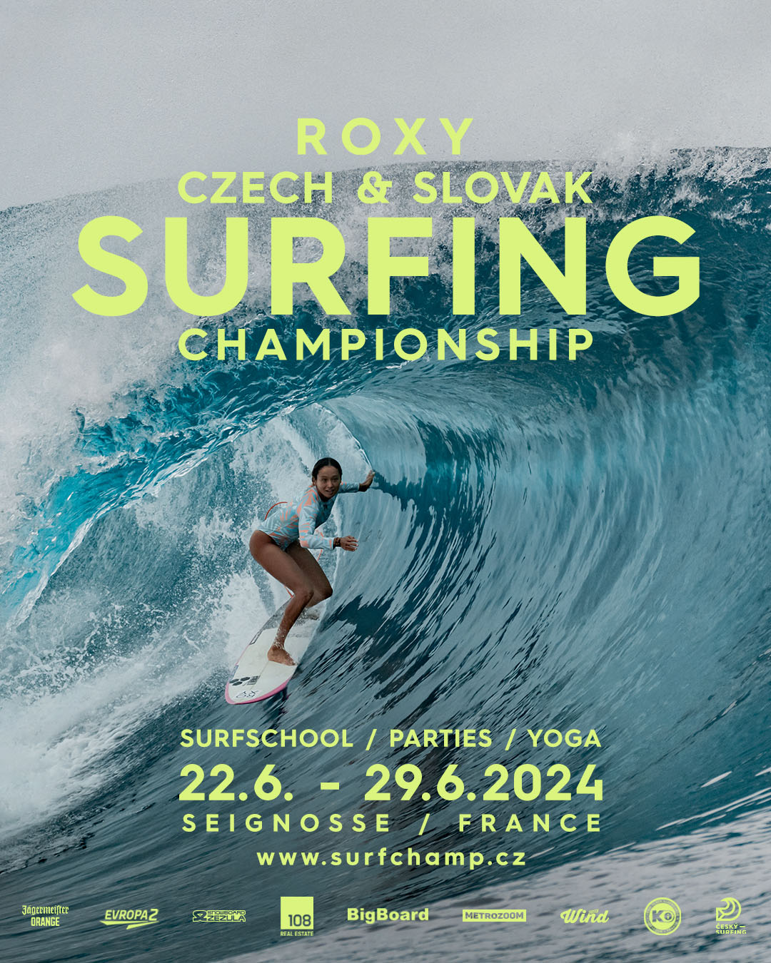 Quiksilver & Roxy Czech and Slovak Surfing Championship 2024