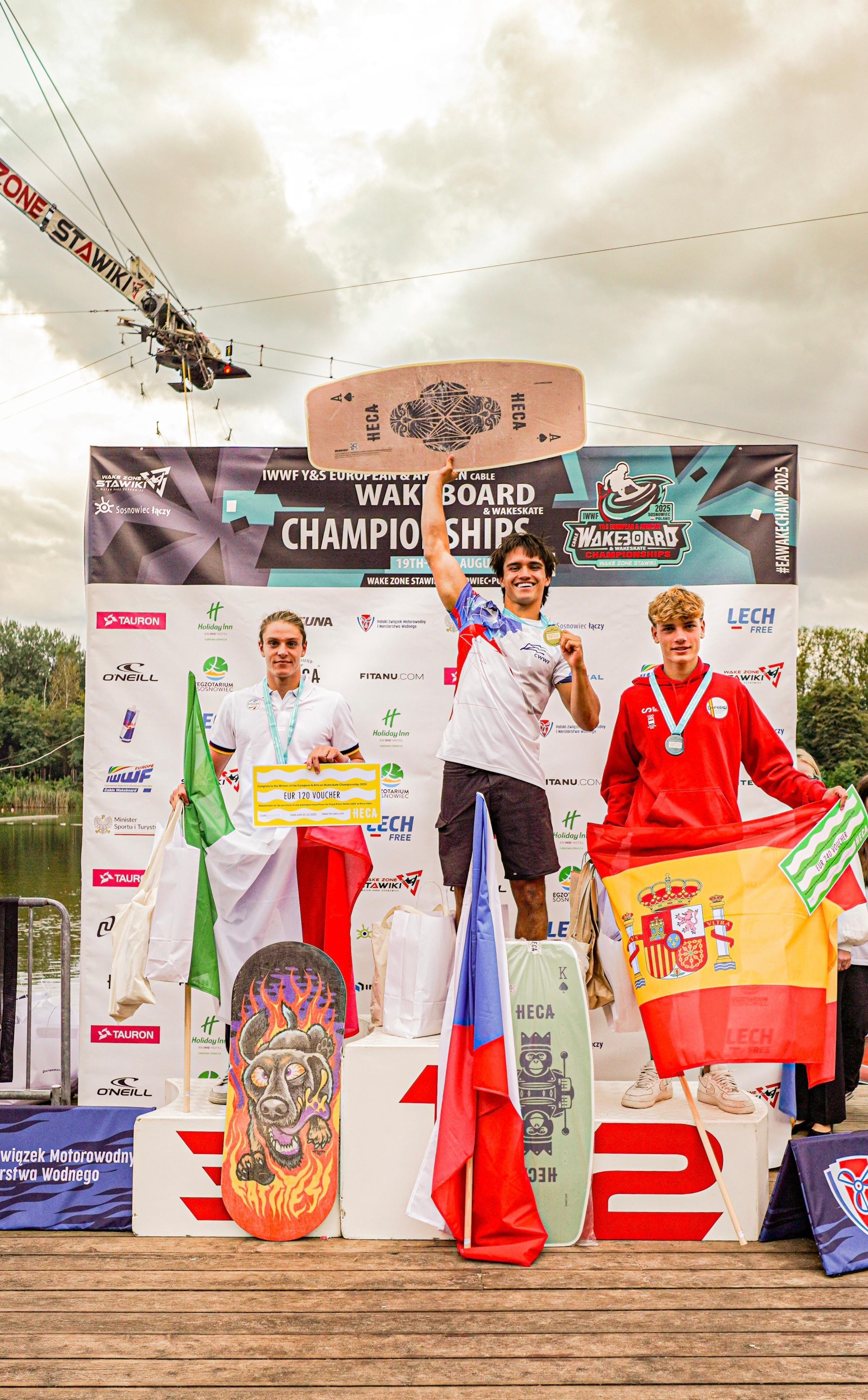 Wake riders týmu SNOWBOARD ZEZULA zazářili na mistrovství Evropy!